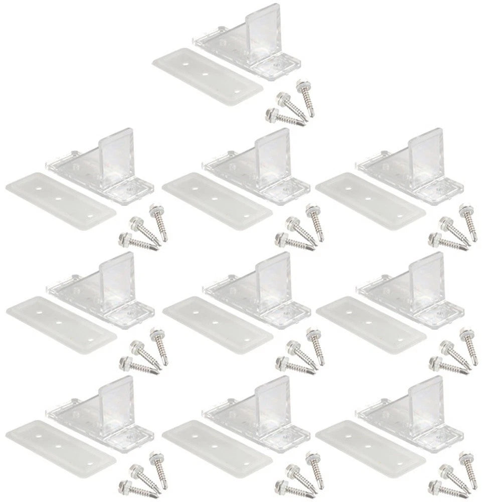 10pcs Snow Guard Set for Metal Roof (Black Green)