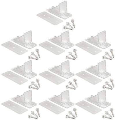 10pcs Snow Guard Set for Metal Roof (Black Green)
