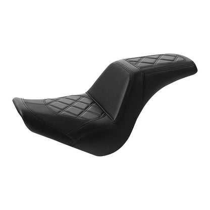 Black Driver & Passenger Seat for Harley Softail Street Bob FXBB (2018–2025)