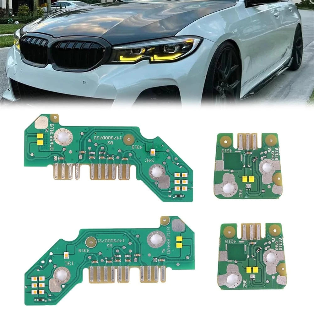 LED Daytime Running Light Boards for BMW G20 330e 330i M340i (2019–2022)