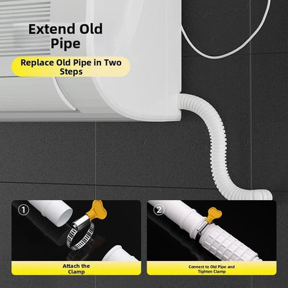 16mm ID PVC Air Conditioner Drain Pipe for (UV Stable, Weatherproof)