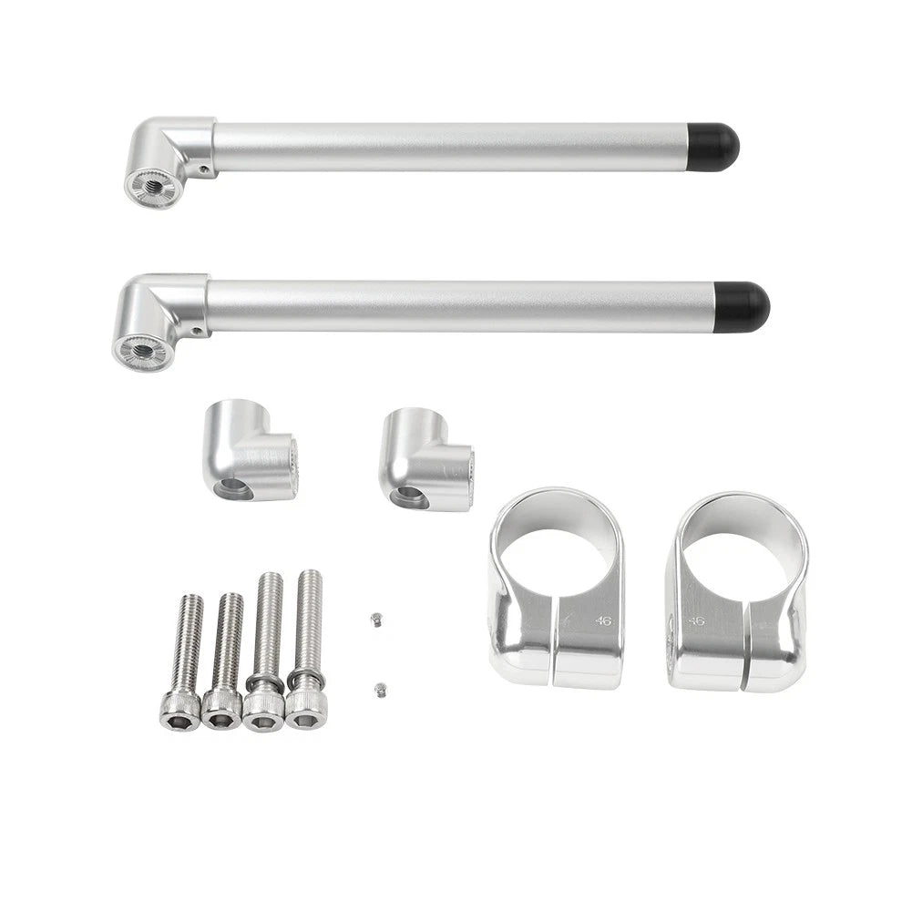 46MM Cafe Racer Clip-On Handlebar for Universal Motorcycle (All Years)