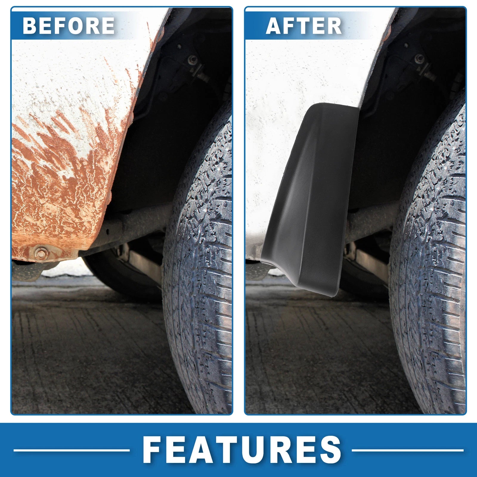Mud Flap Splash Guard for Chevrolet Impala LS LT (2014–2020)