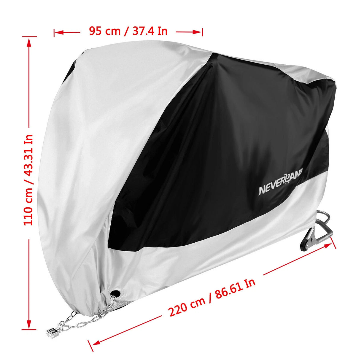 Large Waterproof Motorcycle Cover Heavy Duty for All Models