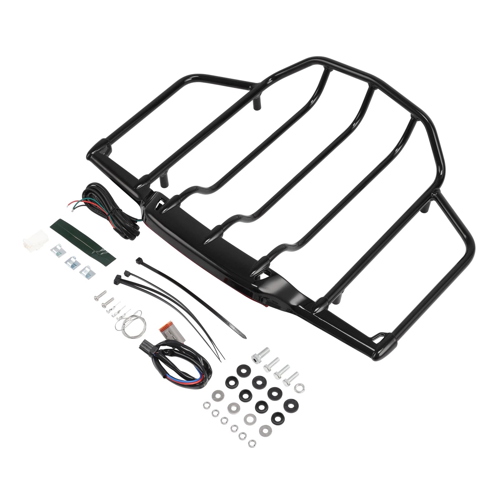 LED Light Trunk Luggage Rack for Harley Touring (1993–2013)