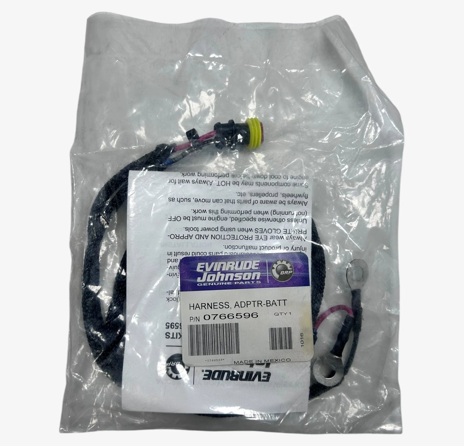 Battery Adapter Cable Harness for Evinrude Johnson (OEM 0766596)