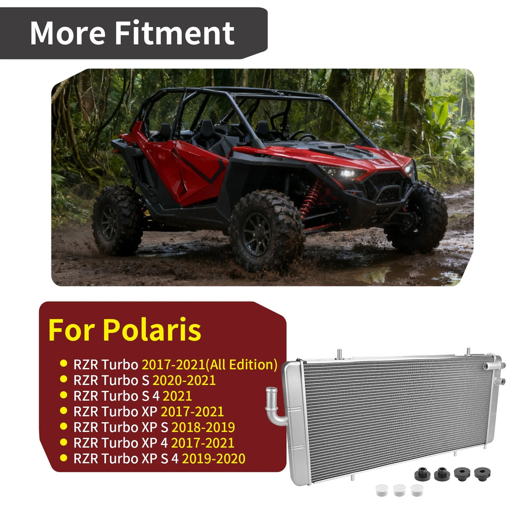 Aluminum Radiator for Polaris RZR Turbo S (2020–2021) 1241115