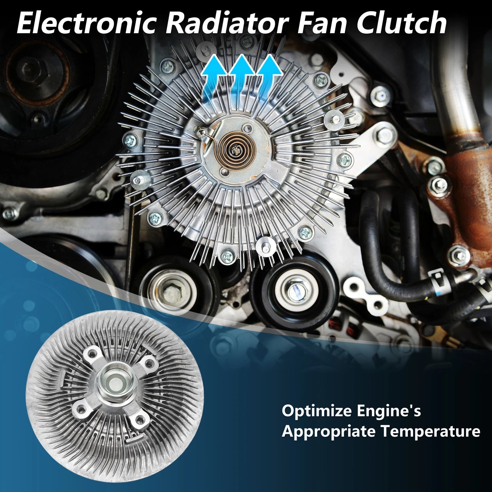 Engine Cooling Fan Clutch Replacement for Dodge Ram 2500 V8 (1998–2001)