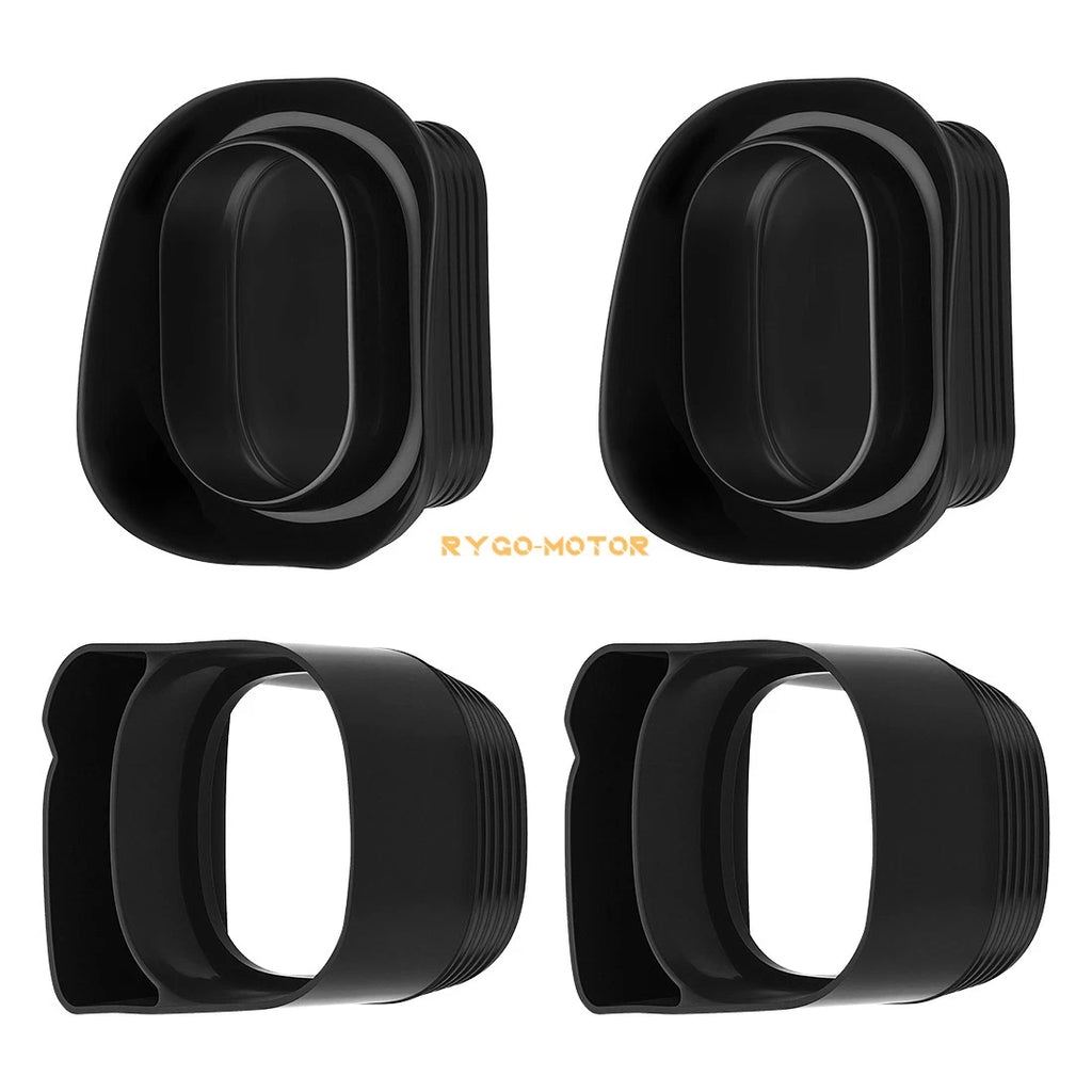 Set of 4 Ram Air Intake Duct Rubber Boots for Suzuki GSXR GSX-R 600 750 (1996–2000)