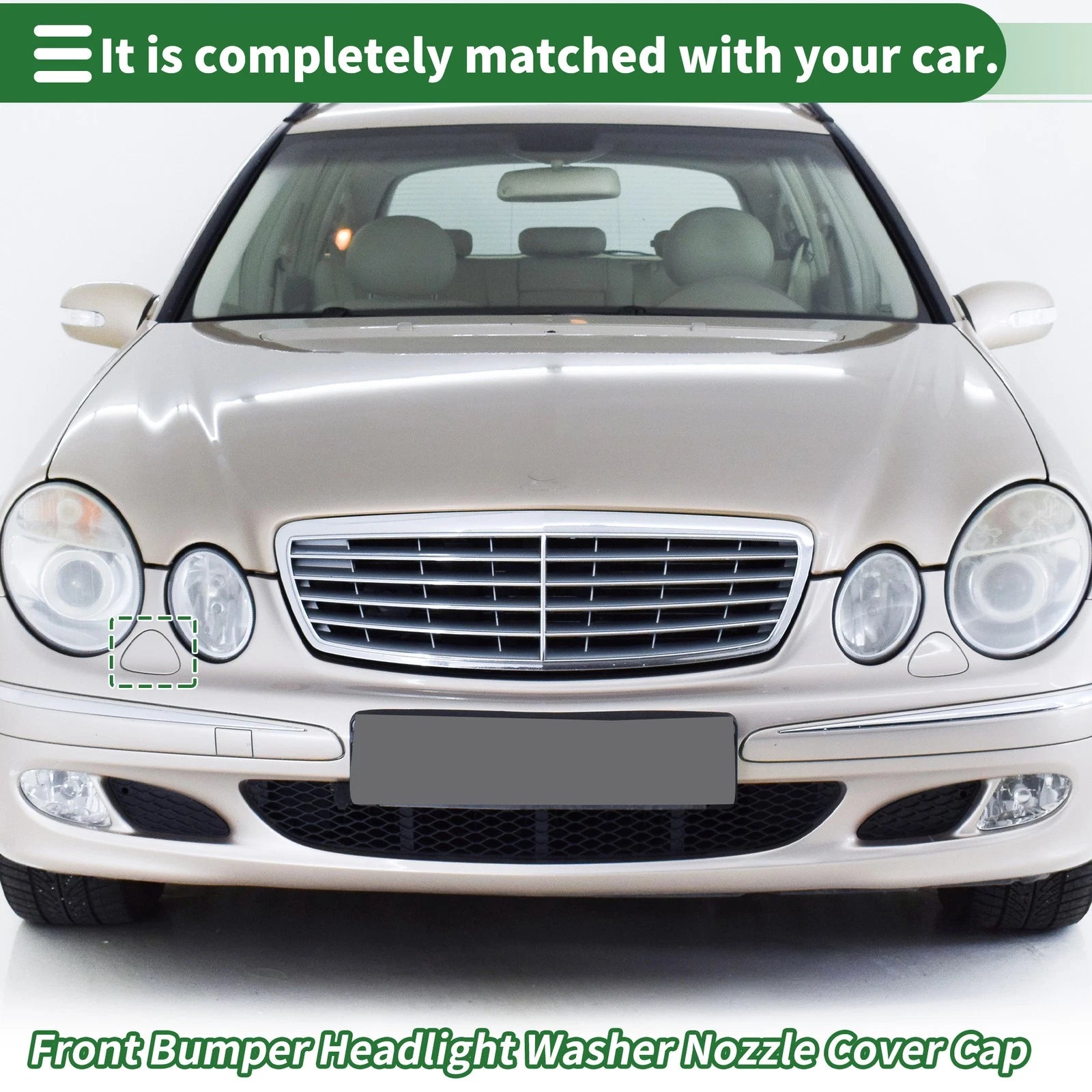 Headlight Washer Nozzle Cover Cap Front Right Side for Mercedes-Benz E350 (2014–2016)