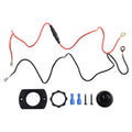 LED Volt Meter Gauge Touch ON/OFF Switch for 12V 24V Vehicles
