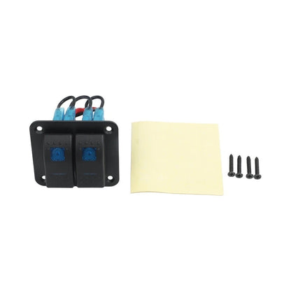Rocker Switch Panel for Quick Control of Electrical Devices (12V 24V)