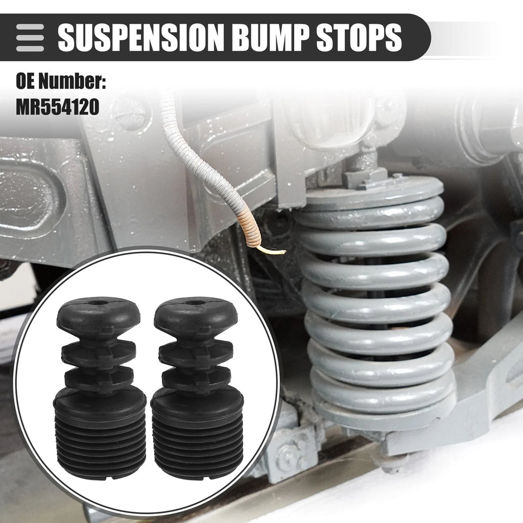 2Pcs Front Shock Absorber Strut Boot Replacement for Mitsubishi Pajero (2000–2006)