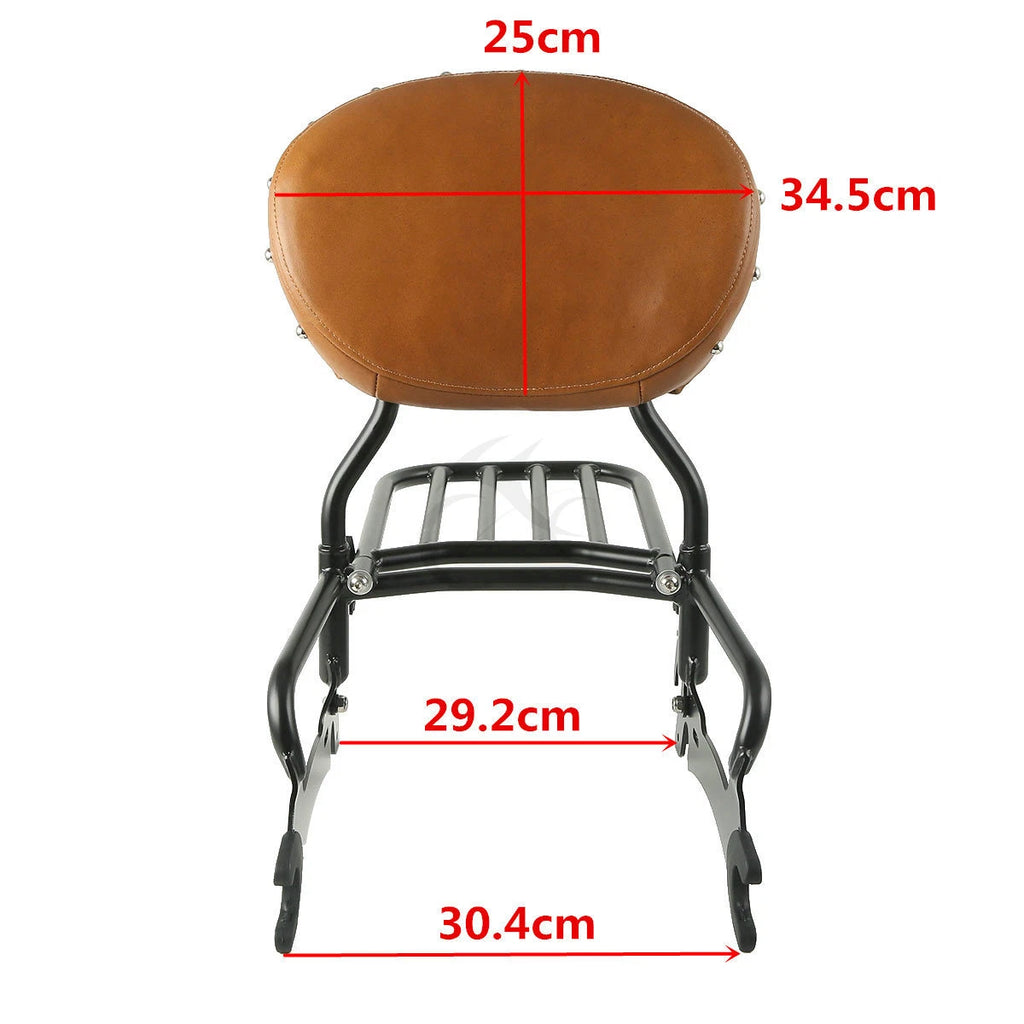 Backrest Sissy Bar Rack Mount Spools for Indian Chieftain Limited (2014–2022)