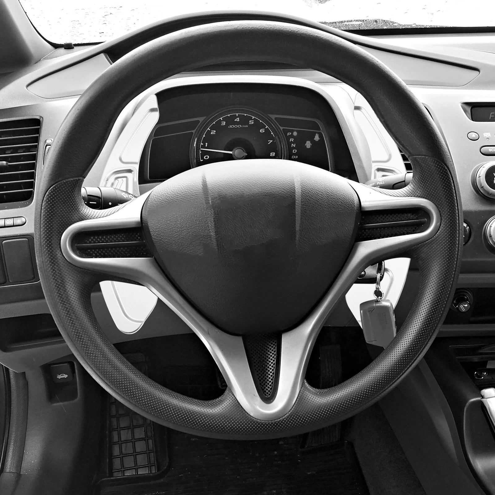 Steering Wheel Paddle Shifter Extension Cover for Honda Civic (2009–2011)
