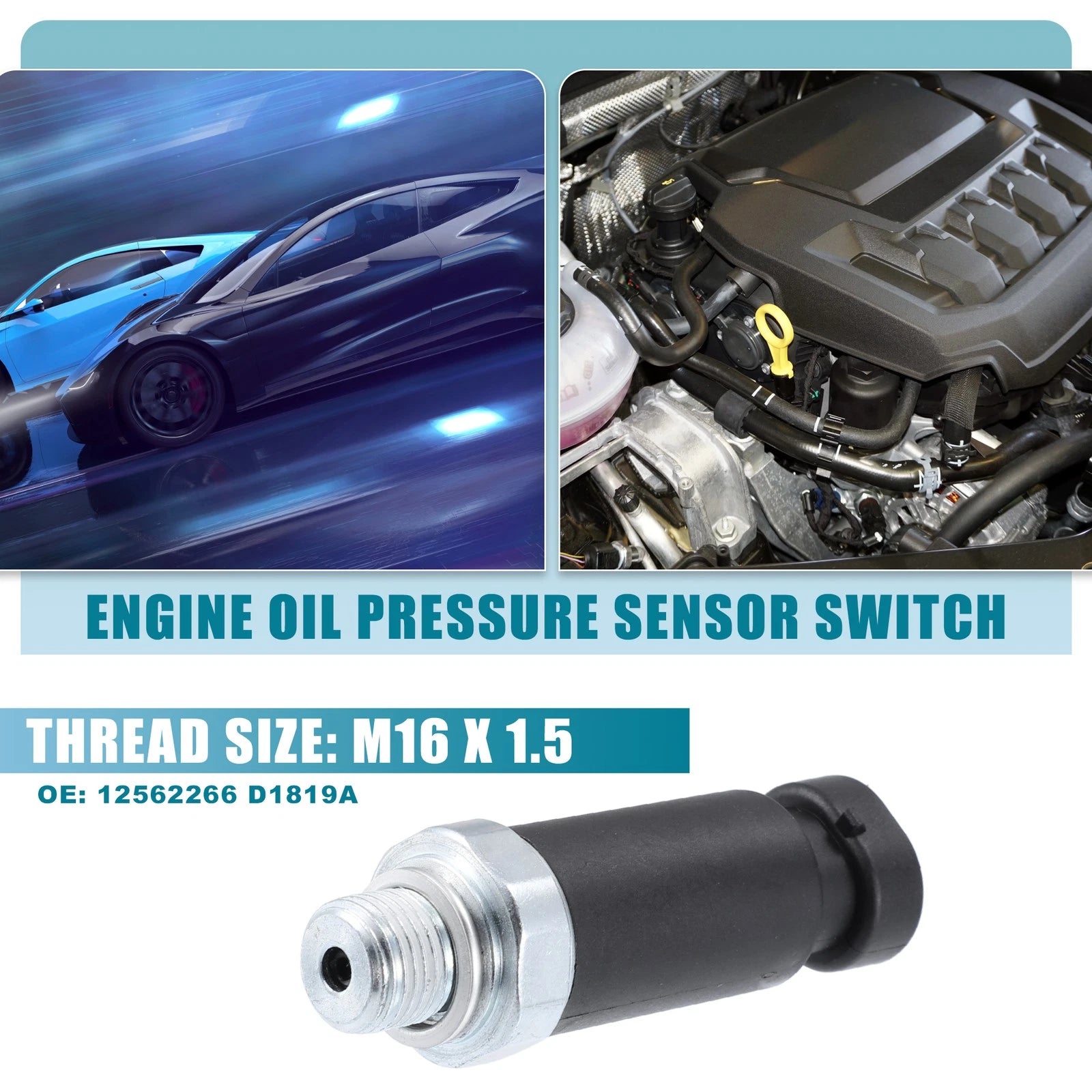 Engine Oil Pressure Sensor Switch Replacement for Chevy Tahoe (1998–2000)