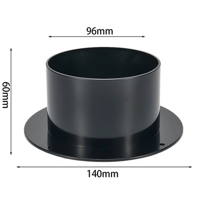 Straight Pipe Flange Connector for 100mm, 125mm, 150mm