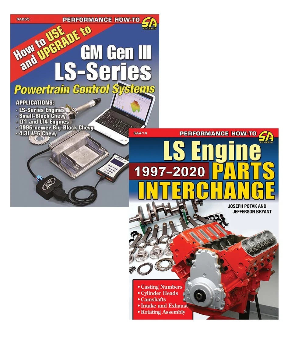 LS Engine Parts Interchange & Gen III Powertrain Control Upgrade 2-Book Set