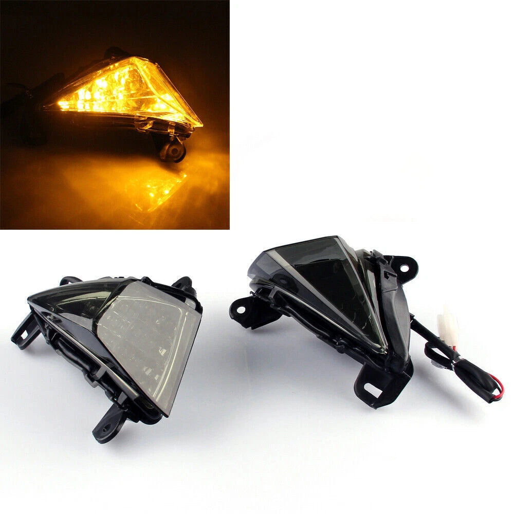 Front LED Turn Signals for Kawasaki ZX6R Ninja 650F Concours (2014–2019)