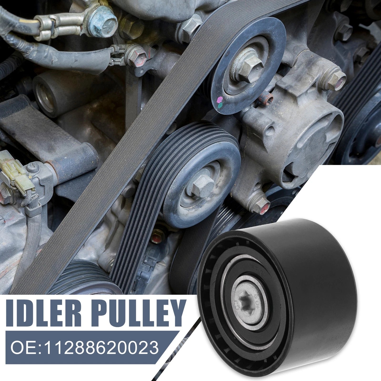Drive Belt Idler Pulley Replacement for BMW 528i N52N (2008–2016)