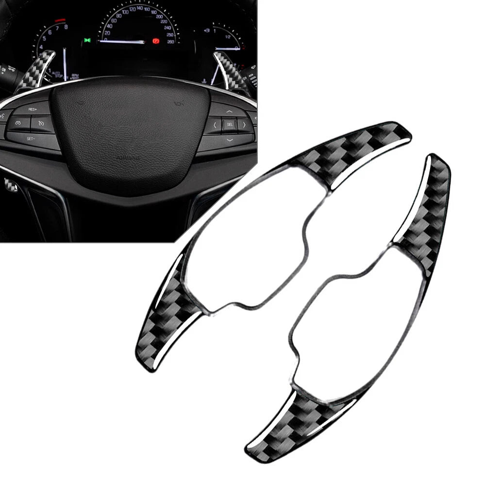 2X Steering Wheel Shift Paddle Extensions for Chevrolet Cadillac Buick