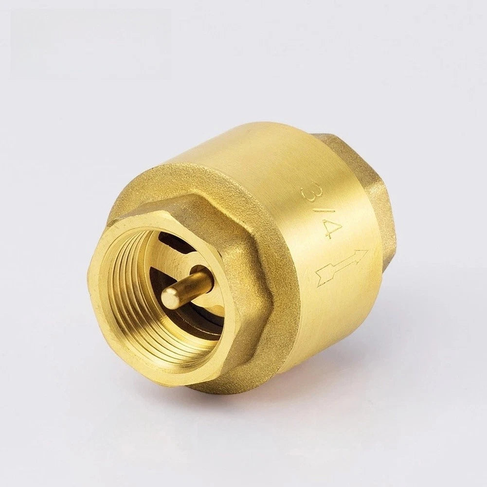 Brass Check Valve for Hydraulic Backflow Control (12 Inch Vertical Lift)