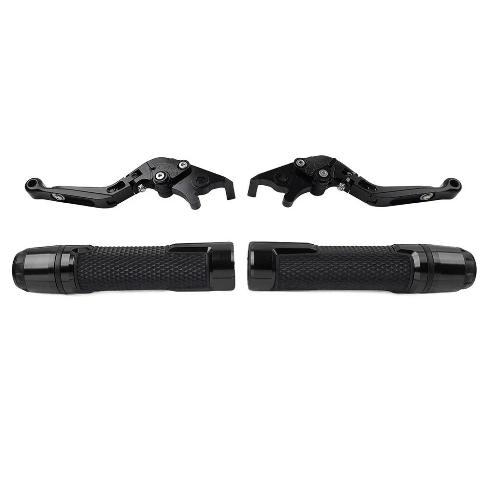 Handlebar Grips Set with Clutch & Brake Levers for Kawasaki ZX14R (2006–2023)