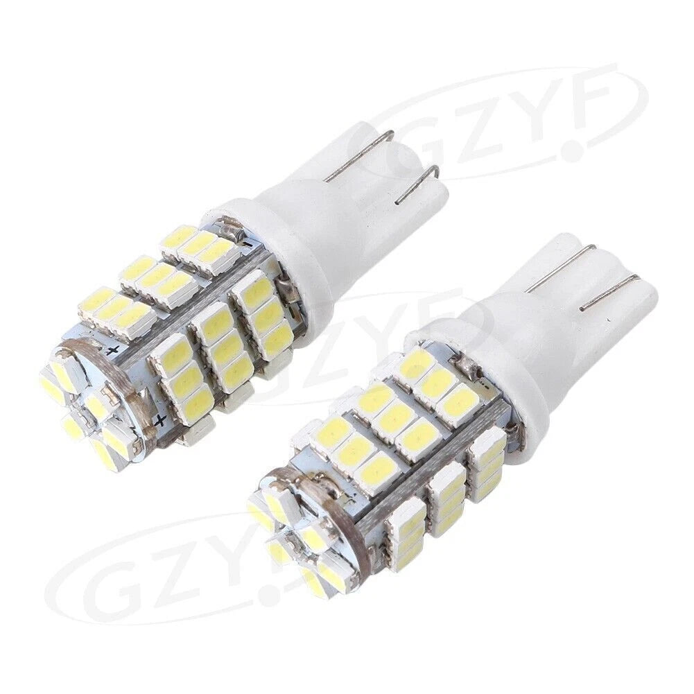 2X T10 168 Xenon White LED Backup Reverse Lights for