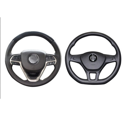 Steering Wheel Cover Grip Cover 1 PC Bohemian Linen Style Cover Elastic