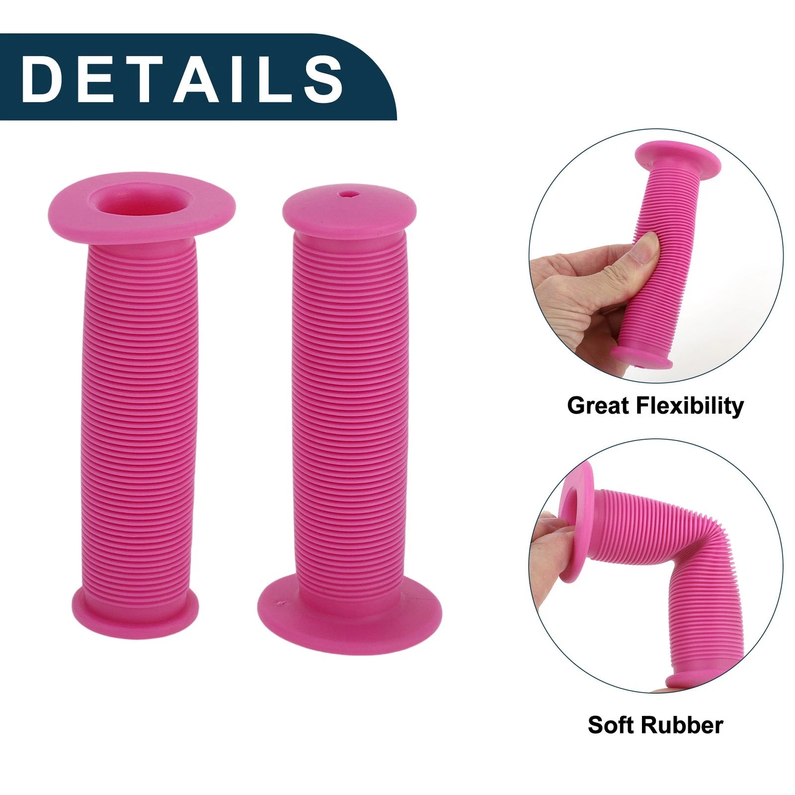 Handlebar Grips Cover Protector 110mm Non-Slip for MTB Bike (Pair) (—)