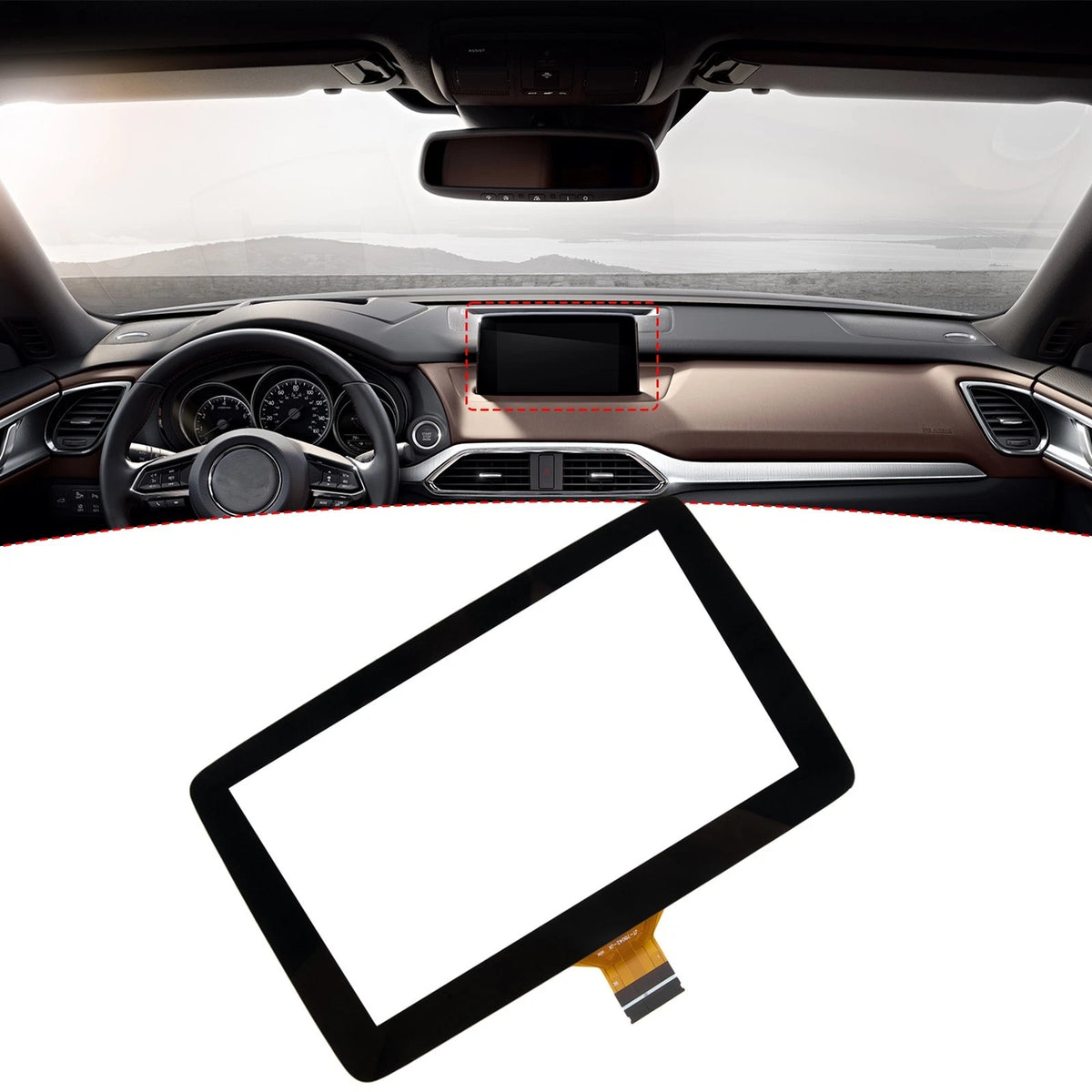 Touch Screen Glass Digitizer for BHP1611J0D