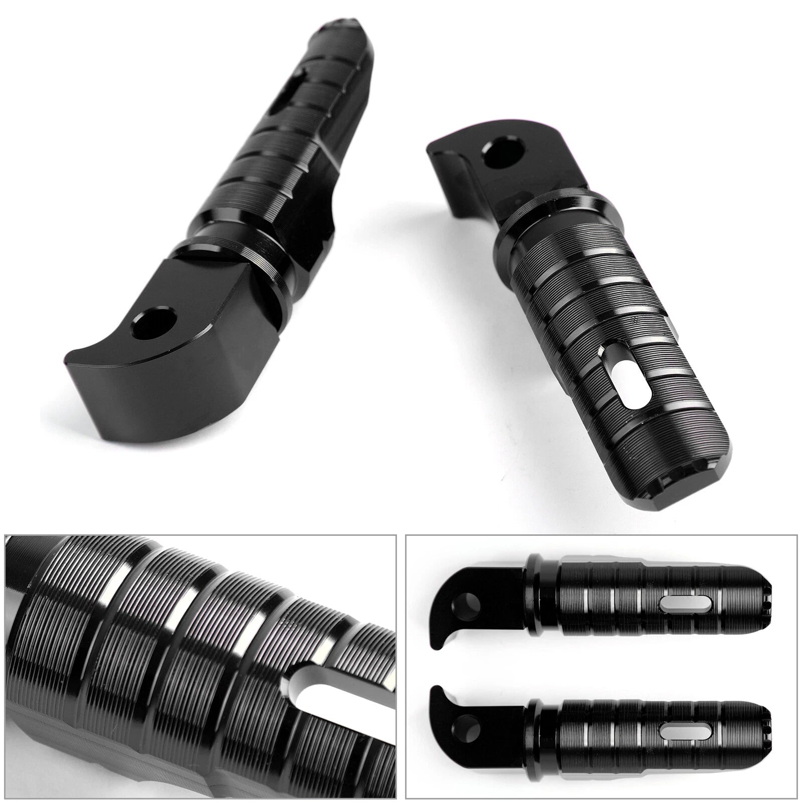 Rear Foot Pegs for Yamaha MT-10 FZ-10 MT-09 FZ-09 MT-07 FZ-07 YZF R3 R25 (2016–2023)