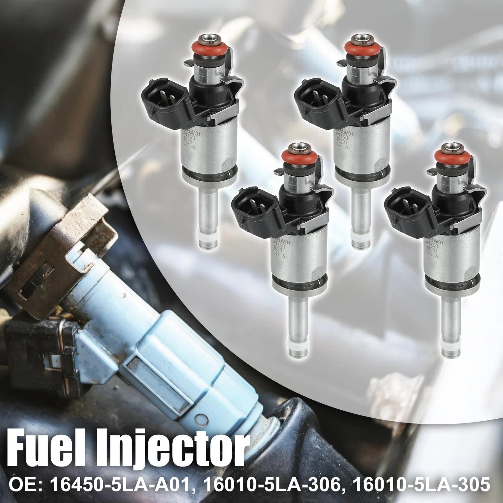 Fuel Injector Nozzle Replacement for Honda Accord 2.4L 2013-2017 (4PCS)