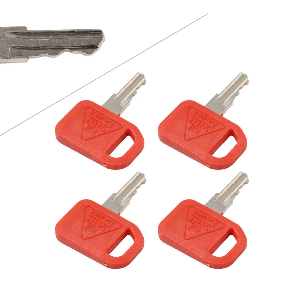 4PCS Ignition Key AR51481 For John Deere 322 330 332 655 756 830 4200 4300 4400