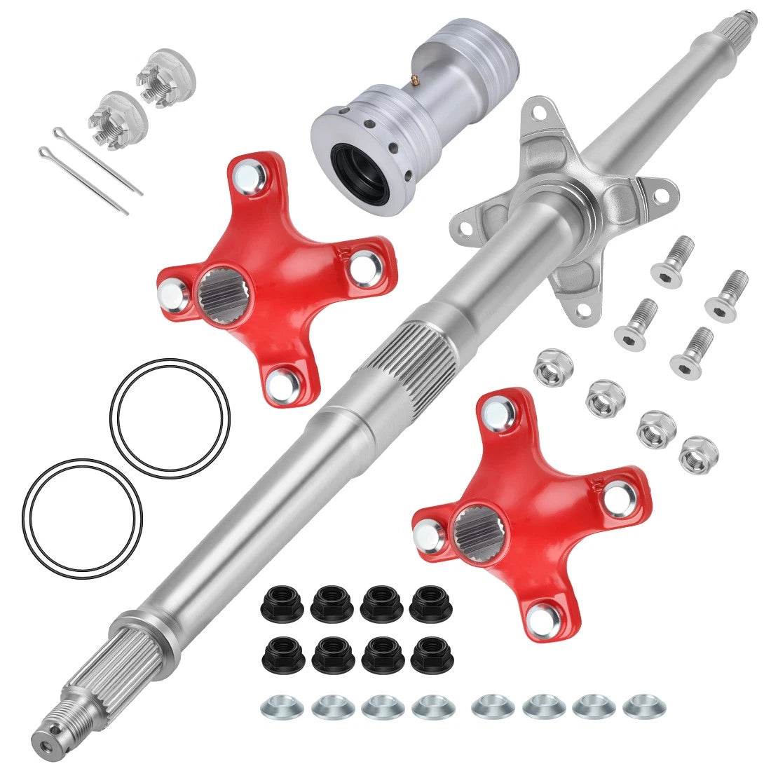 Rear Axle Shaft & Wheel Hub Bearing Carrier for Honda TRX400EX (2000–2009)
