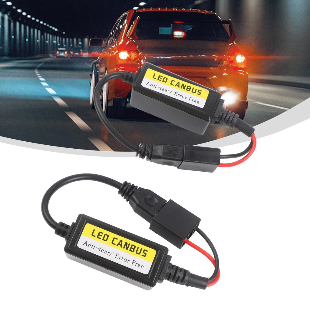 2X H7 Headlight LED Canbus Decoder for