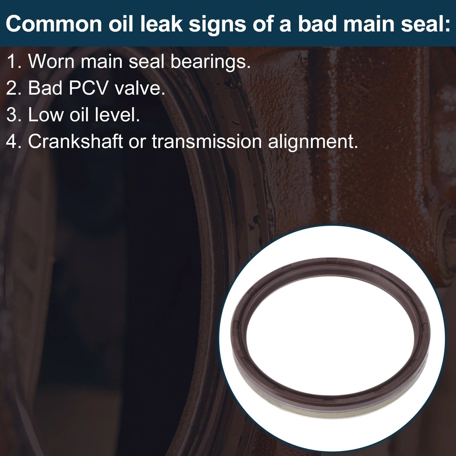 Rear Crankshaft Oil Seal Replacement for BMW 3 Series (2004–2019)