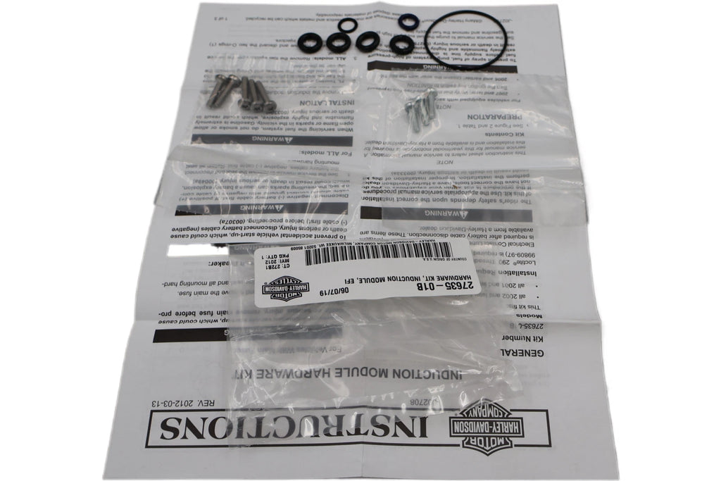Induction Module Hardware Kit for Harley-Davidson (2001–2005) 27635-01B