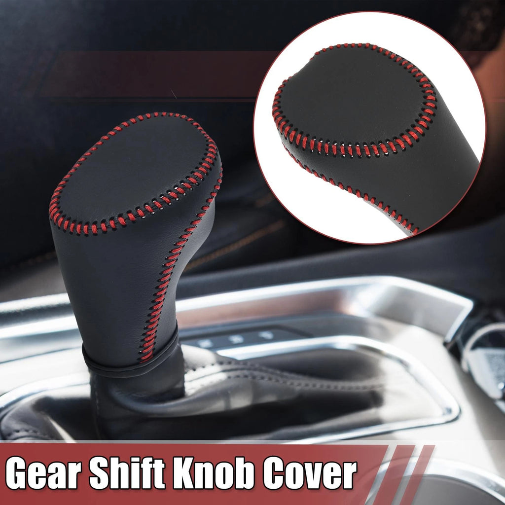 Gear Shift Knob Cover Protector Red Thread for Chevrolet Equinox (2018–2021)