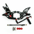 Rearsets Footpegs Pedals for Yamaha YZF-R1 1000 (2009–2014) Black T9