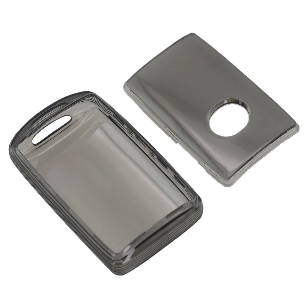 Transparent Black Key Case for Mazda (Engine Start)