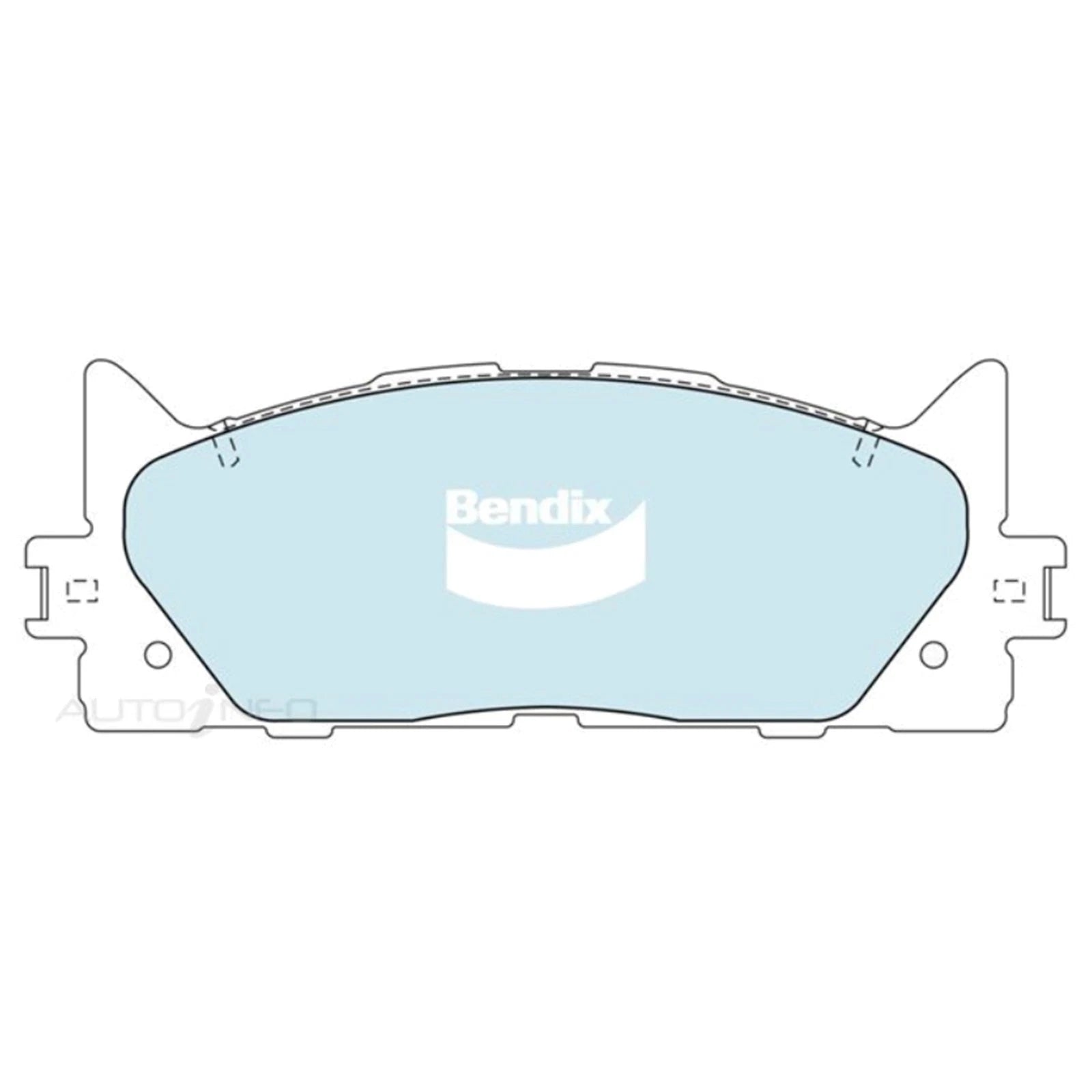 Front Bendix Disc Brake Pads for Toyota Camry (2010–2017)