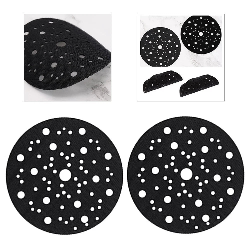 2X 150mm 67 Hole Soft Interface Pads for Polishers