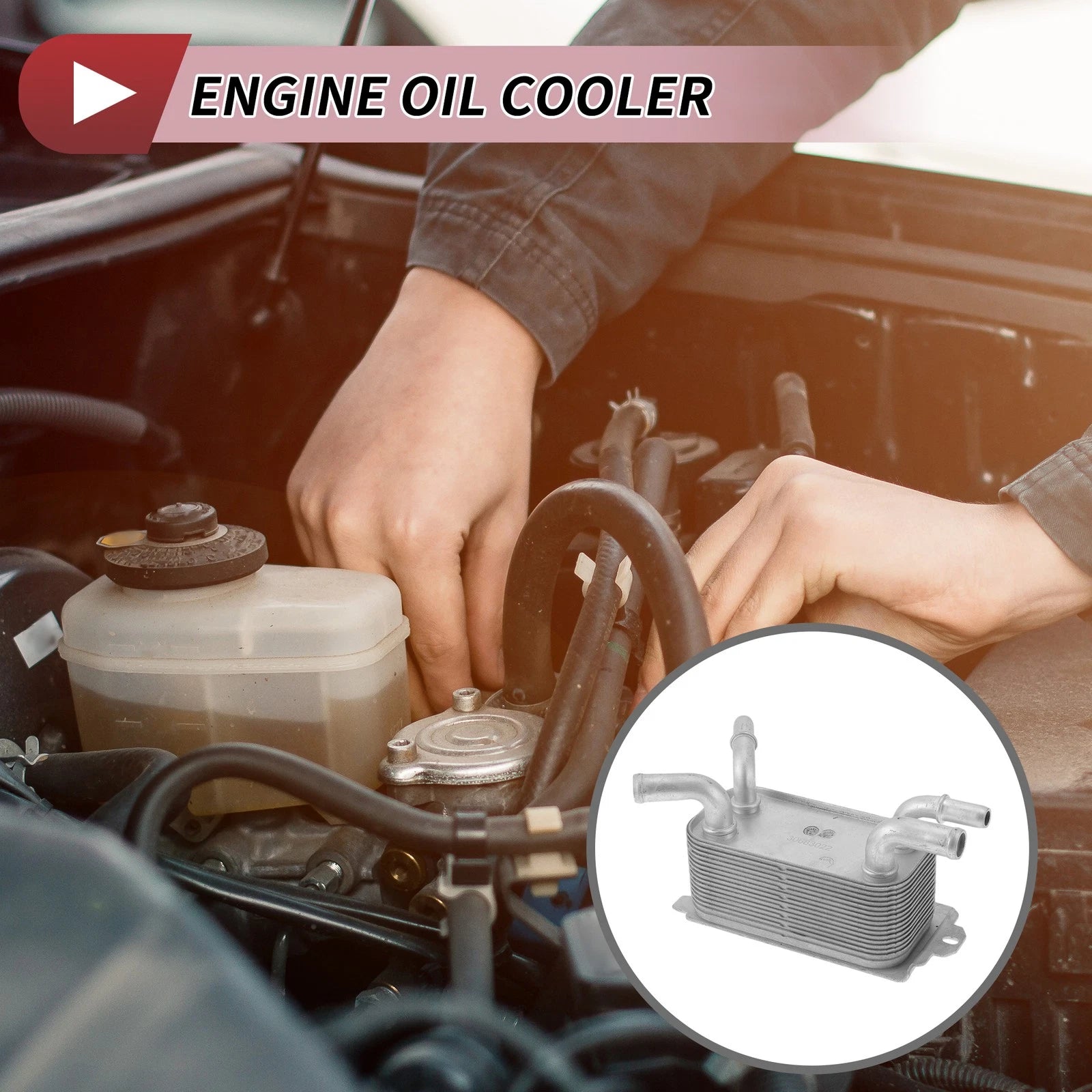 Engine Oil Cooler for Volvo S40 (2004–2012) No. 30683022