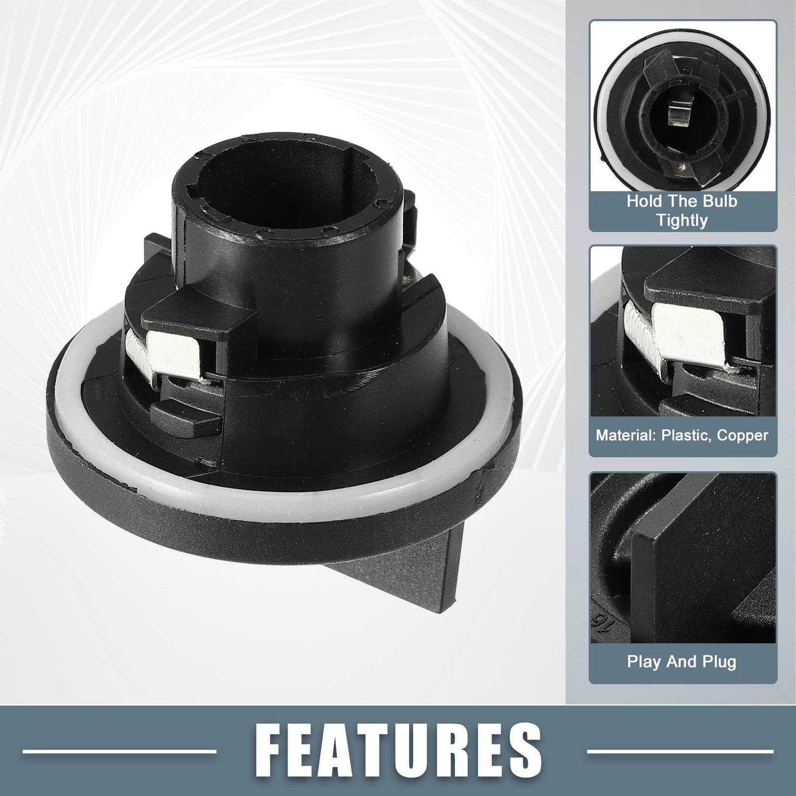 Turn Signal Lamp Socket Replacement for Volkswagen Jetta Sedan 2011–2017