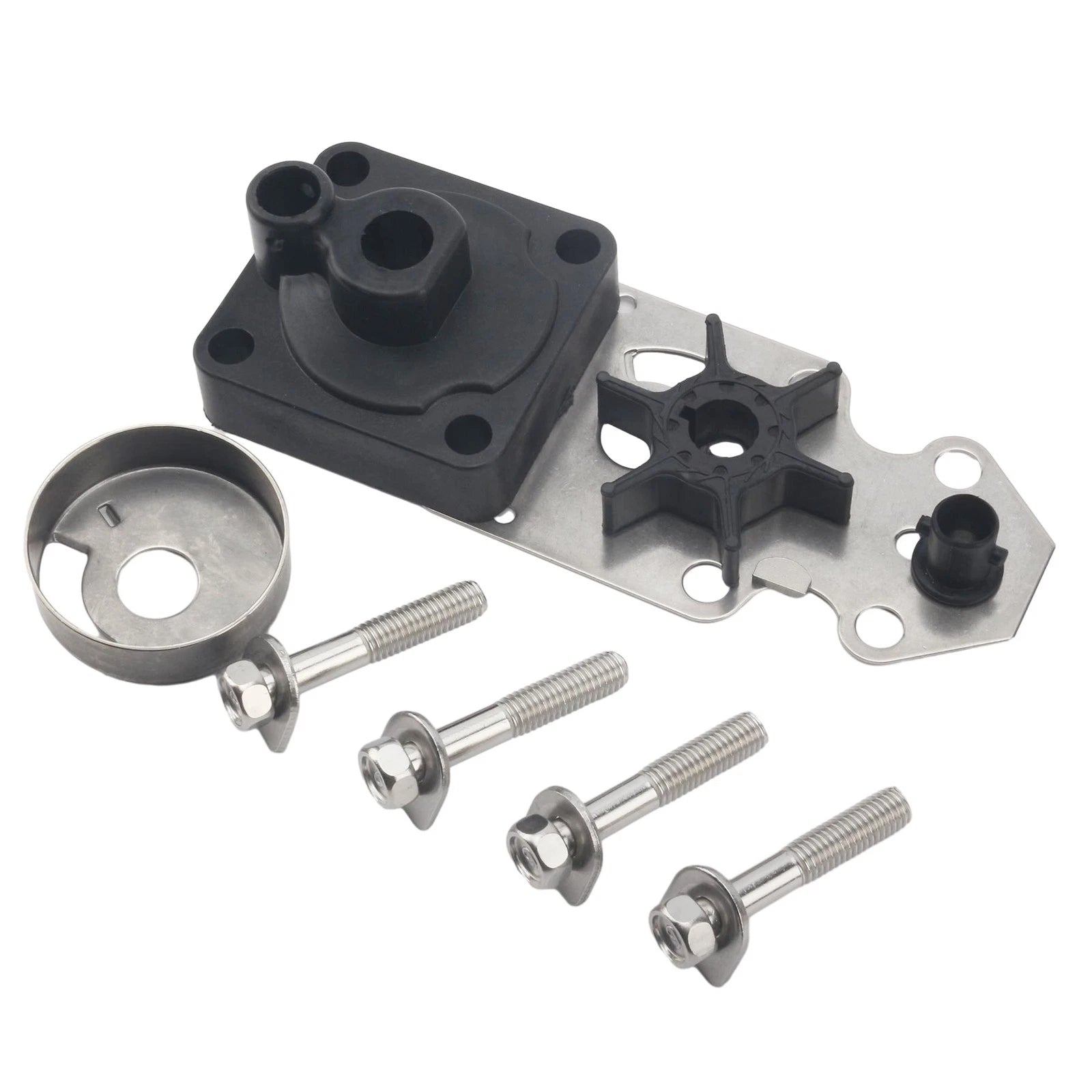 Water Pump Repair Kit for Yamaha 9.9 15 HP (2/4 Stroke, 63V-W0078-03)