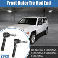 2PCS Front Inner Outer Tie Rod End Replacement for Dodge Chrysler Jeep (2011–2020)