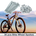Bicycle Spokes Nipple Set 78mm Carbon Steel Galvanized Universal (1/Set)