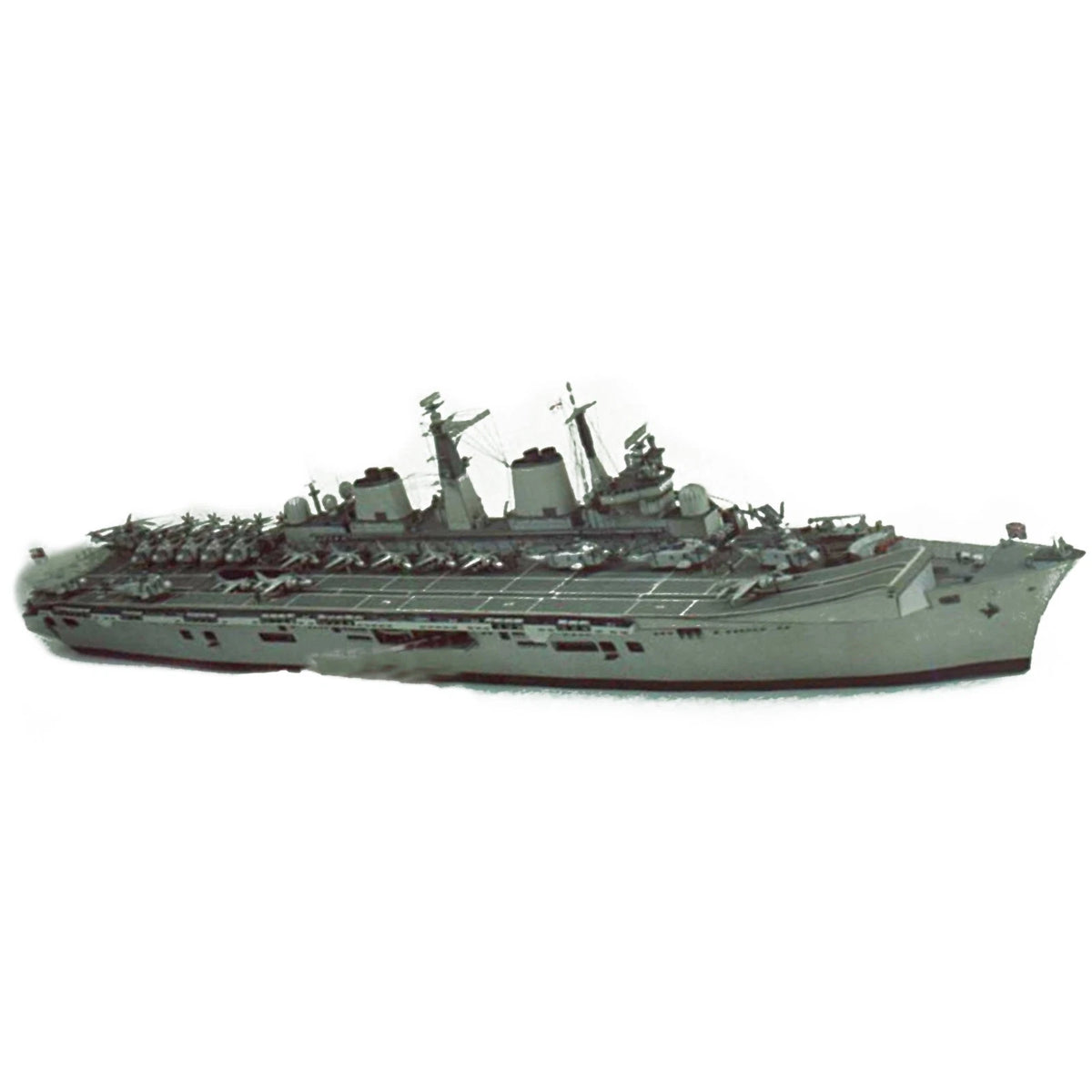 1/400 Unassembled HMS Invincible R05 Aircraft Carrier Model (Military Scene)