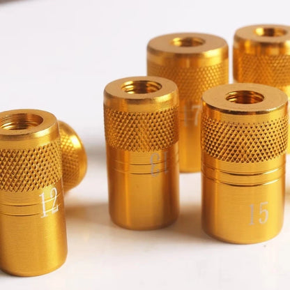 2X Metal Adapter Connector for Fishing Rod and Landing Net